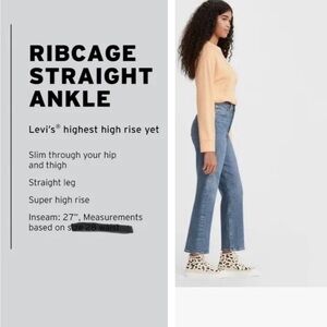 Levi's Women's Ribcage Straight Ankle Jeans - Blue